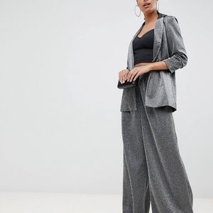 ASOS Blazer and Wide Leg Trouser Set